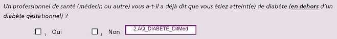 I- Question DitMed_Diabete